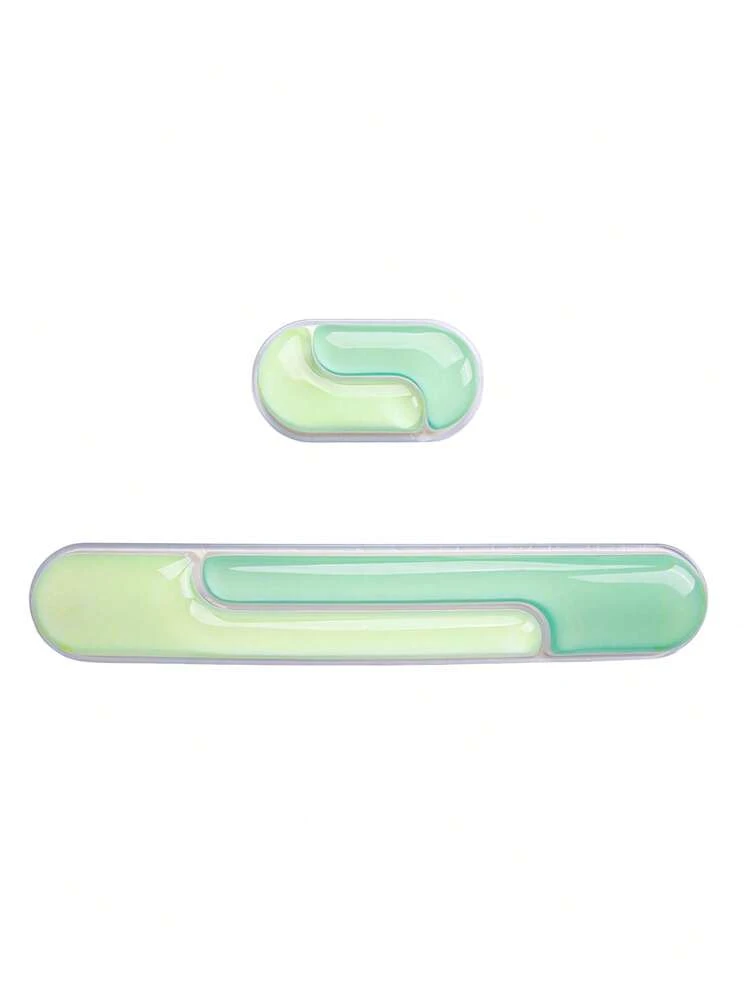 Transparent Cooling Wrist Support Suitable For Computer Keyboard, Ergonomic Gel Keyboard Wrist Rest Pad For Typing Pain Relief, Comfortable Silicone Wrist Pad For Office/Computer/Laptop/Gaming, Transparent - View 8