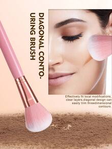 Bộ cọ trang điểm 7 món hoàn chỉnh: Cọ đa năng "tất cả trong một" - Lý tưởng cho người mới bắt đầu và sử dụng hàng ngày. Vật dụng cần thiết khi đi du lịch. - Nhiều màu - Xem 5