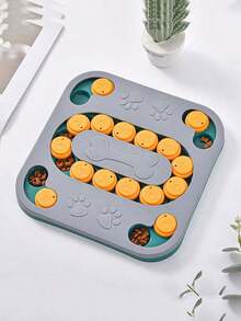 1PC Dog Puzzle Toys Slow Feeder, Interactive IQ-Enhancing Food Dispenser, Non-Slip Slow Eating Bowl, Cat And Dog Food Game, Durable And Easy To Clean, Anti-Choking Function, Slow Feed Treat Dispenser, Suitable For Small To Large Dog Breeds For Intelligence Training. - 彩色 - 查看 6