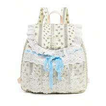 Large Capacity Fashionable & Versatile Canvas Backpack - Grey - View 2