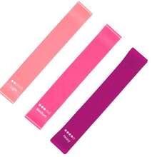 3pcs Booty Resistance Bands, Fitness Training Equipment - Pink - View 10
