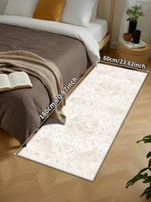 Faux Cashmere Area Rugs For Bedroom, Bohemian Style, Rugs Living Room, 1 Count Home Decor Carpet, Washable Runner Rug, Mat Home Decor For Kitchen, Bathroom, Dining, Fluffy And Simple, Create A Unique, Niche, And Cozy Vibe - Beige - View 11