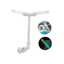 Fan-Shaped Wide Spray Pool Sprinkler, Adjustable Height Fountain Nozzle, No Electricity Required, Durable Plastic Pool Pond Aeration Cooling Yard Decoration - A - View 5