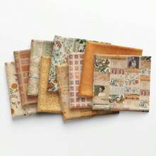 Eclectic Elements Palett: octavo paquete de grasa naranja 9 piezas por Tim Holtz para telas FreeSpirit - Naranja - Ver 7