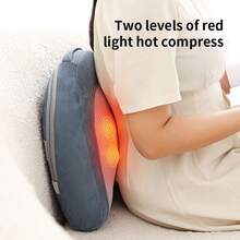 二合一背部和颈部按摩器，带加热功能，3D深度揉捏设计，三档速度可调，适用于家庭和办公室 - 查看 8