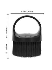 专业理发师清洁刷，软毛颈部毛发除尘工具，适用于美发沙龙和家庭使用，耐用手柄 - 彩色 - 查看 12