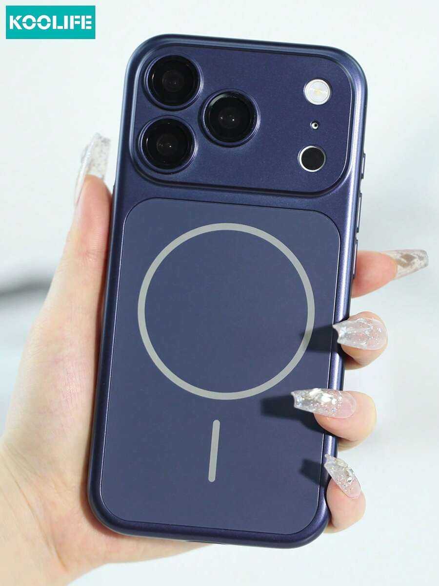 防震磁吸式超薄磨砂PC手机壳，带大窗口、凸起镜头保护、独立按键，兼容 17/17 Pro/17 Pro Max，春季礼物