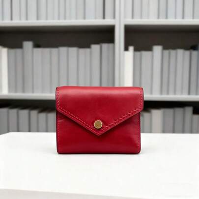New Long And Short Style Wallets, Mini Version, Full Of Prints, Simple Yet Not Simplistic, Lightweight, Suitable For Daily Commuting.