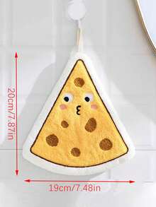 4 buah/1 buah Handuk Tangan Super Penyerap Motif Kartun Makanan Lucu, Handuk Gantung Dekoratif untuk Dapur dan Kamar Mandi, Handuk Piring yang Dipersonalisasi - MultiWarna - View 4