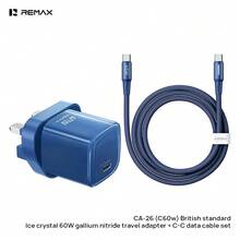 REMAX CA-26(C60W) 氮化鎵充電器數據線套裝，PD60W動態低溫快充，Type-C充電插頭充電線，小體積，大功率,隨身攜帶無壓力 - 彩色 - 查看 11