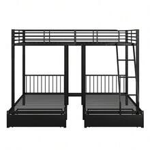 Bed Frames - Black + Metal + 140cm*200cm - View 10