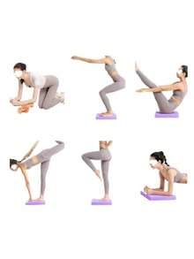 1/2pcs 1.57in Thick Durable Elastic Pad, Thick Non-Slip Balance Pad, High Elasticity NBR Foam Mat For Stability Training, Yoga, Pilates - Multicolor - View 5