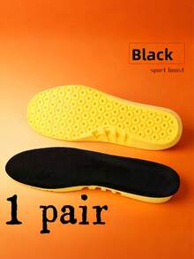 Latex Insoles, Super Soft, High Elasticity, Shock-Absorbing, Sweat-Absorbing, Breathable, Comfortable, Thick Sole, Full Insole. Suitable For Running And Long-Time Standing, Shock-Absorbing Insoles, Casual Shoes - Multicolor - View 6