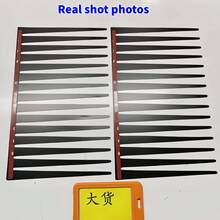 2pcs/Set Car Headlight Eyelashes, Car Eyelashes, Car False Eyelashes, Car Headlight Eyebrow Stickers - Multicolor - View 6