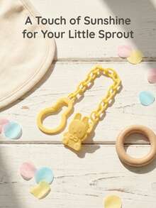 5pcs Baby Pacifier Clips, Cartoon Teething Toys Anti-Lost Chain, Stroller Hanging Clips, Multifunctional Baby Toys Anti-Lost - Multicolor - View 2