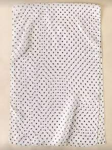 1 chiếc khăn choàng cổ nữ thanh lịch, tối giản, cổ điển, chất liệu chiffon in họa tiết chấm bi, mỏng nhẹ, thoáng khí, thích hợp dùng che nắng, làm phụ kiện, đi nghỉ mát. - trắng - Xem 3