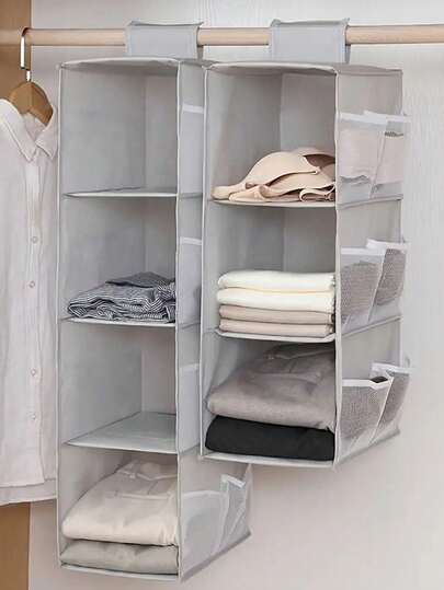 1 túi đựng đồ treo nhiều ngăn, có thể treo và cất giữ đồ lót, túi đựng đồ gấp gọn, thích hợp để đựng tất, áo ngực, đồ dùng gia đình, tiết kiệm không gian, dùng cho phòng ngủ, tủ quần áo, nhà cửa, ký túc xá, có thể đựng đồ dùng học tập, giúp sắp xếp tủ quần áo gọn gàng.