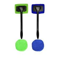 Car Windshield Defogging Wiper Cleaning Brush, Front Window Wiper Cleaning Tool - Multicolor - View 4