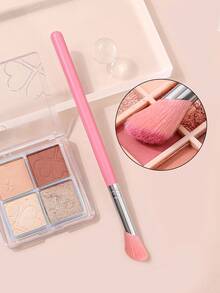 Cọ trang điểm mặt mềm mại, cọ má hồng cầm tay, dụng cụ tạo khối và tán màu trang điểm chuyên nghiệp. - Hồng - Xem 3