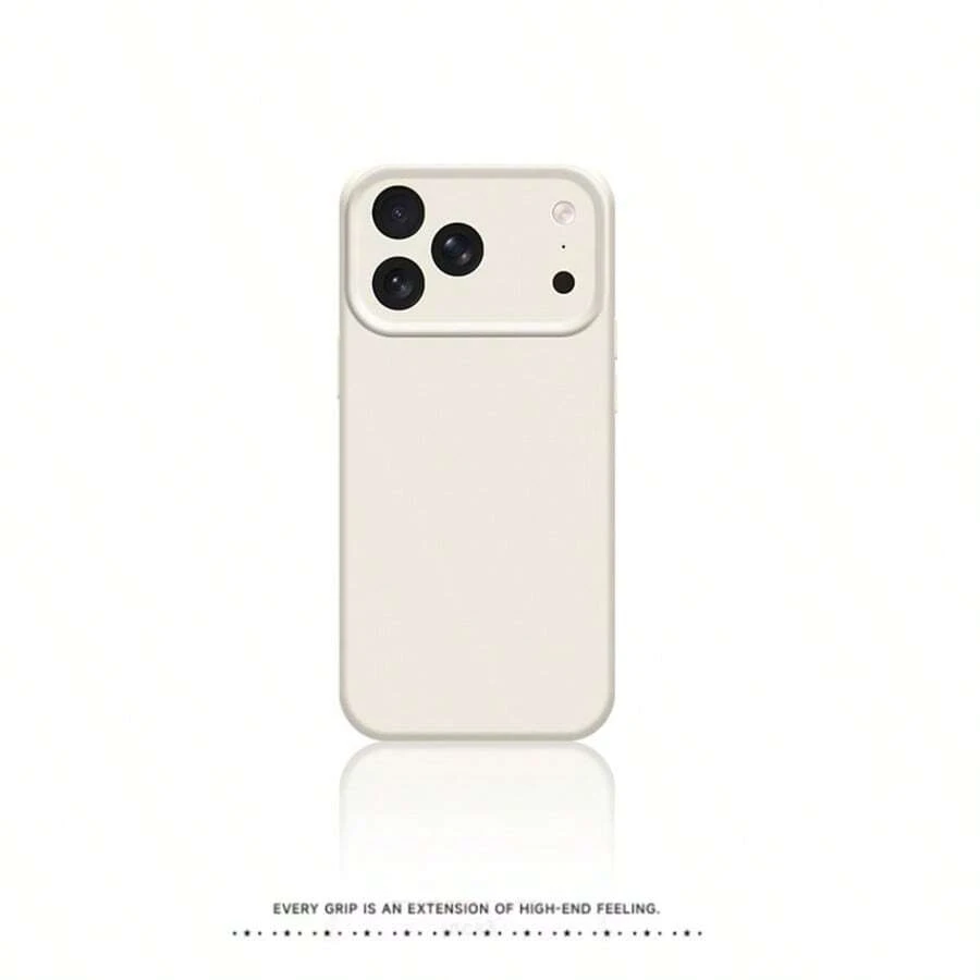 Ốp lưng điện thoại từ tính bằng silicon lỏng cao cấp tích hợp sạc không dây, tương thích với iPhone 17 Pro Max, 17 Pro, 17 Air, 17, 16 Plus, 15, 14, 13, 12 Pro Max, 11, cảm ứng mượt mà. - Trắng cổ - Xem 1