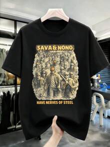 T-shirts pour hommes - Noir - Voir 2