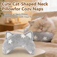 U-Shaped Pet Pillow, Happy Puppy, Crescent Pillow, Neck Support Pillow, Cat & Dog Toy, Deep Sleep Glow Pillow, Battery-Free - Multicolor - View 6