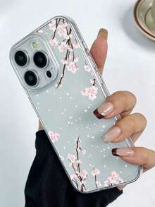 1pc Transparent Fashionable Minimalist Shockproof TPU Anti-Slip Protective Case, Suitable For IPhone 17/17 Pro/17 Pro Max/16/16 Pro/16 Pro Max/15/15 Pro/15 Pro Max/14/13/12/11 - Clear - View 3
