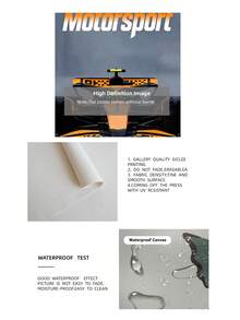 1pc Frameless Racing Car Poster, F1 Style Logo With White Text, Vintage Motorsport Art Print For Bedroom, Dorm, Living Room Decor, Back To School, Funky Posters, Wall Prints, Gift - Racing - View 9