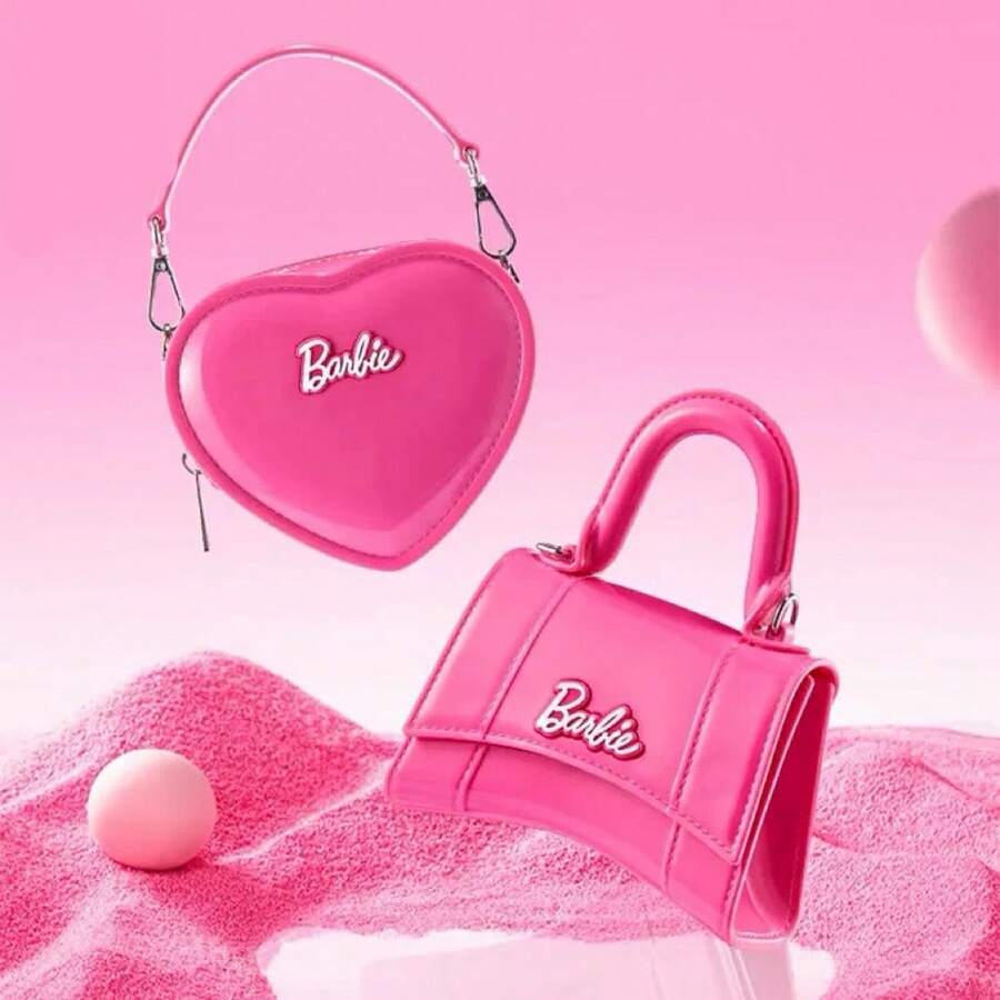 Miniso Series Jelly Handbag Bag Special Design Tote Bag Shoulder Bag Crossbody Bag With Detachable Shoulder Strap - Hot Pink - View 1