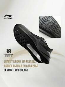 Li-Ning Men's Ultra-Light Cushioned Running Shoes, Professional Sports Shoes ARBW007, Authentic Official Store - Black - View 3
