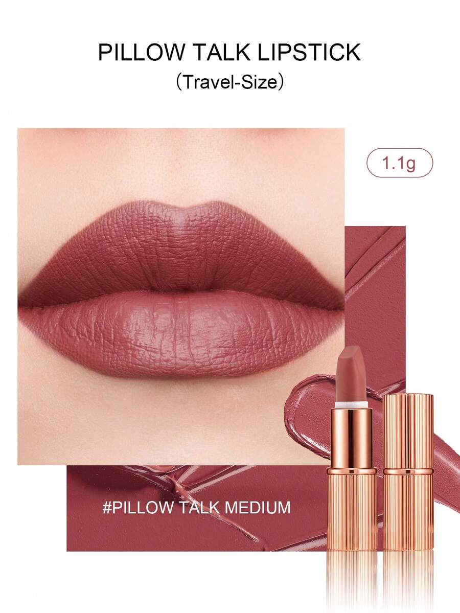 Charlotte Tilbury 1.1g Pillow Talk Medium - Son lì Revolution cỡ du lịch - #Hồng trung bình - Xem 1
