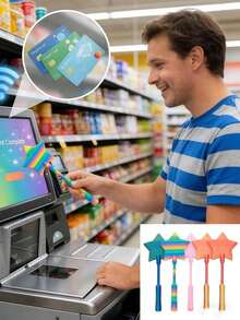 1pc 3D Printed Wand Tap To Pay, Extendable Magic Wand Contactless Payment Card Holder, Suitable For Various Tap-To-Pay Scenarios, Innovative Payment Solution - Multiple Styles - View 10