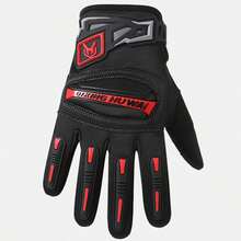 1 par de guantes de moto para primavera/verano, guantes unisex delgados, transpirables, antideslizantes y resistentes al desgaste con pantalla táctil para carreras, todoterreno y motocicleta - Multicolor - Ver 6