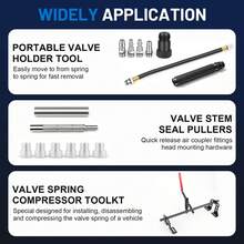 39PCS High-Strength Steel Valve Spring Compressor Kit, Cylinder Head Repair Tool Set With Damage-Free Seal Pliers & Adjustable Lever System, Professional Engine Repair Tools For Workshop & On-Site Use - B - View 8