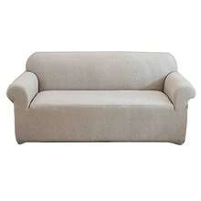 Hoobuy - Funda de sofá estampada para 2 cojines y dos fundas de almohada QMH 2 plazas/sofá de dos plazas - Gris - Ver 9
