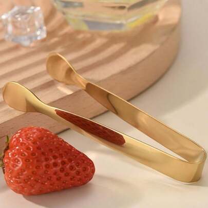 Kẹp nhà bếp bằng thép không gỉ 11cm, thích hợp để gắp đá viên, đường viên, trái cây, dụng cụ ăn uống di động dùng cho đồ uống/rượu/cà phê/thức ăn/đá viên, có nhiều màu sắc để lựa chọn.