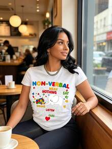 Women T-Shirts - White - View 5