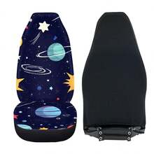 Car Seat Cover Black And White Chess Pattern Front For Cars, Easy To Install Cover Set, Accessories Auto Trucks Van SUV - 多色07 - 查看 2