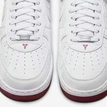 Nike KB Air Force 1 Low Men's White Team Red IB0018-101 - Red and White - View 9