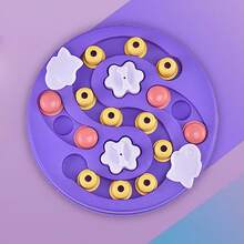 1PC Dog Puzzle Toys Slow Feeder, Interactive IQ-Enhancing Food Dispenser, Non-Slip Slow Eating Bowl, Cat And Dog Food Game, Durable And Easy To Clean, Anti-Choking Function, Slow Feed Treat Dispenser, Suitable For Small To Large Dog Breeds For Intelligence Training. - 彩色 - 查看 17