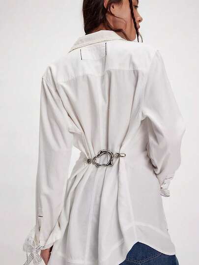1 Pc Geometrical Cinch Pin For Women