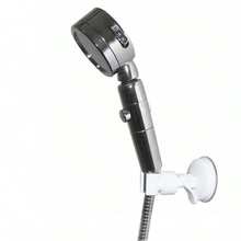 Giá đỡ vòi sen gắn tường bằng nhựa mạ điện, không cần khoan, có giác hút chắc chắn, dùng cho phòng tắm. - Nhiều màu - Xem 8