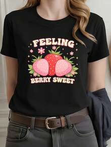 Women T-Shirts - Black - View 1