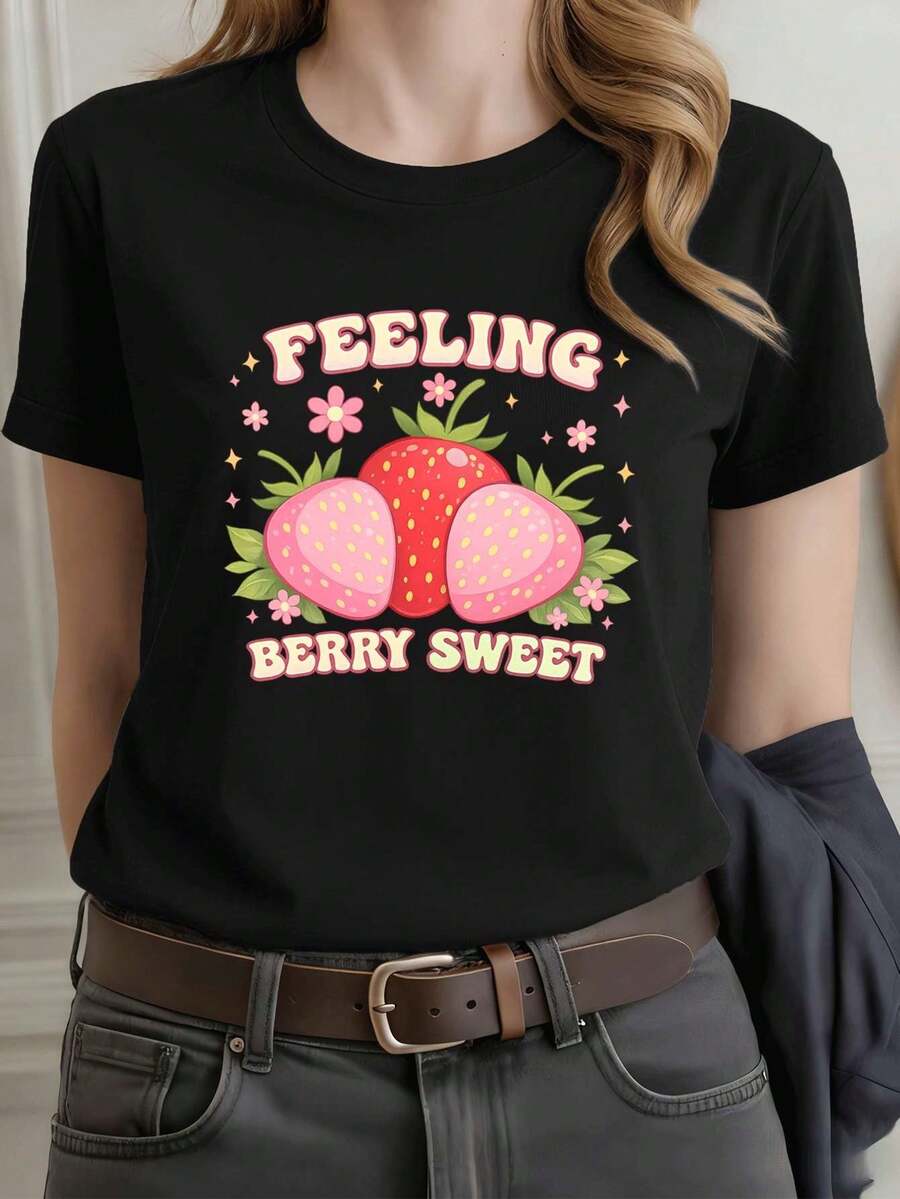 Women T-Shirts - Black - View 1