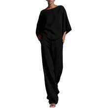 2026 European And American Spring/Summer Vacation Cotton And Linen Style Top And Pants Set For Women - Khaki Gray - View 5