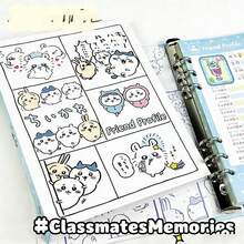 1 cuốn kỷ yếu A5 dễ thương, dạng bìa rời, quà lưu niệm tốt nghiệp cho học sinh trung học/phổ thông, quà tặng năm mới/Ngày lễ tình nhân/Lễ Phục sinh [Kiểu ngẫu nhiên] - Nhiều màu - Xem 2