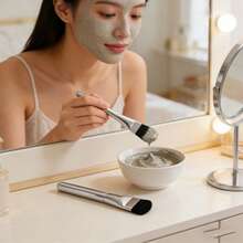 1 Cọ tán kem nền siêu mỏng dùng được cả khô và ướt + 2 Bông mút trang điểm cỡ lớn + 1 Bông phấn tam giác lớn có lớp phủ nhung, Bông phấn hai mặt màu hồng pha lê, không thấm hút, thân thiện với da + Bông mút trang điểm - Nhiều màu - Xem 6