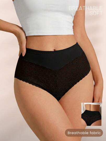 1 chiếc quần lót G-string nữ size lớn phối ren phong cách tối giản gợi cảm