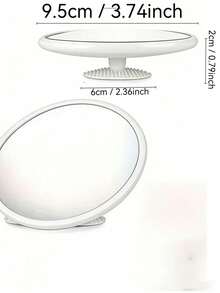 Gương tròn lồi trang trí thanh lịch, kiểu dáng nghệ thuật - Gương treo tường bằng nhựa nguyên khối, thích hợp tạo không gian chụp ảnh selfie thời trang trong phòng khách và phòng ngủ, cũng thích hợp trang trí tiền sảnh, chụp ảnh, quay video và selfie nhóm với gia đình và bạn bè (Vui lòng lưu ý kích thước trước khi mua). - Nhiều màu - Xem 17