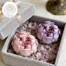 This Is A Peony Bud Shaped Mold With Delicate Petal Details And A Refined Texture. Suitable For Making Scented Candles, Plaster Decorations, And Resin Crafts. The Silicone Mold Is Easy To Demold And Reusable. - One Size - View 3